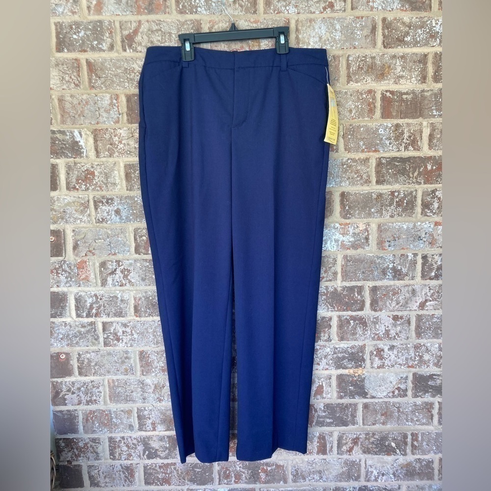 Coldwater Creek Women's Blue Natural Fit Straight Leg - 12 Petite